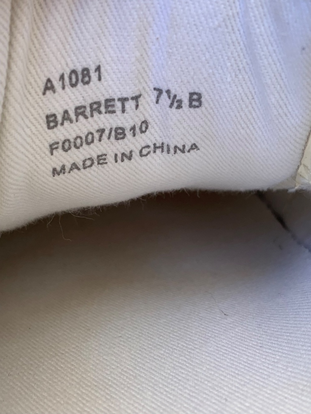 Coach Barrett Signature Monogram Canvas Beige Sneakers Size 7.5B - Picture 7 of 7